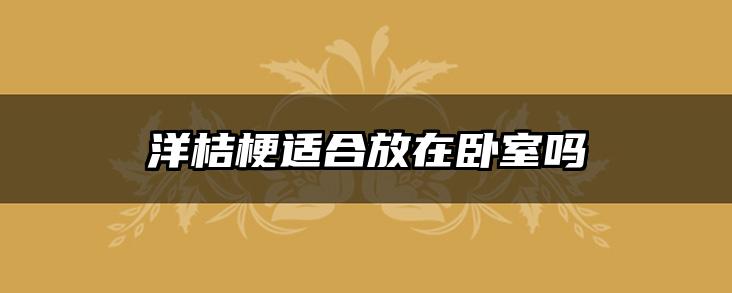 洋桔梗适合放在卧室吗