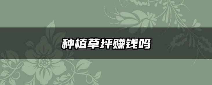 种植草坪赚钱吗
