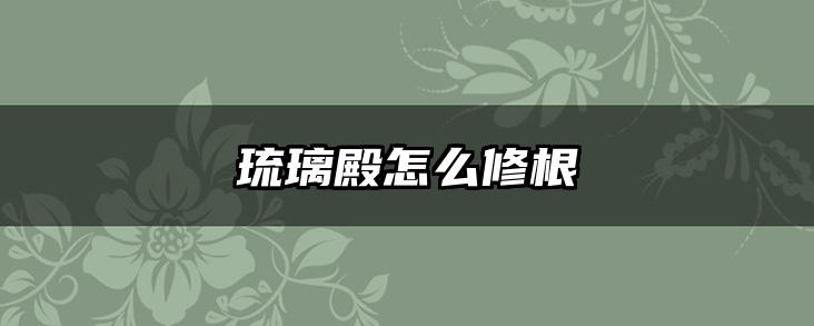琉璃殿怎么修根