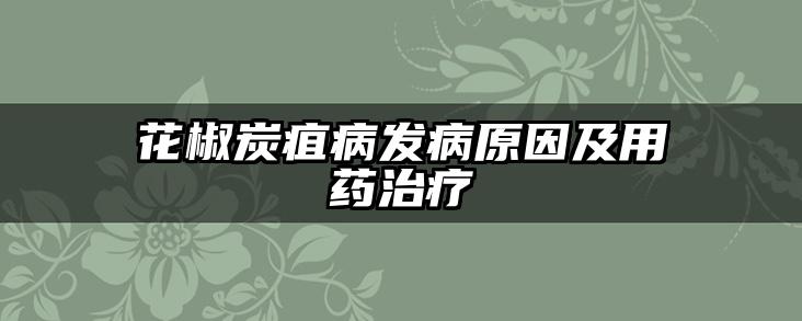 花椒炭疽病发病原因及用药治疗