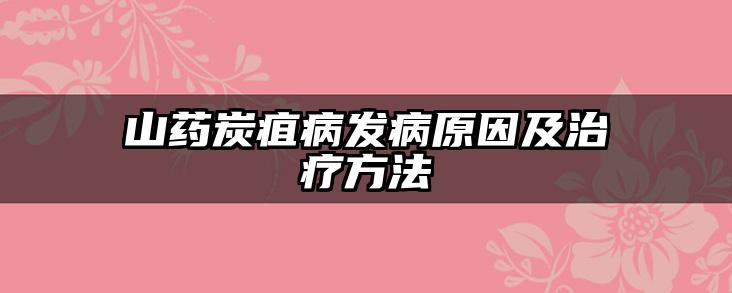 山药炭疽病发病原因及治疗方法